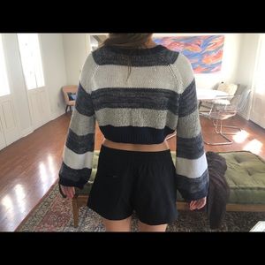Brunello cucinelli cropped knit sweater